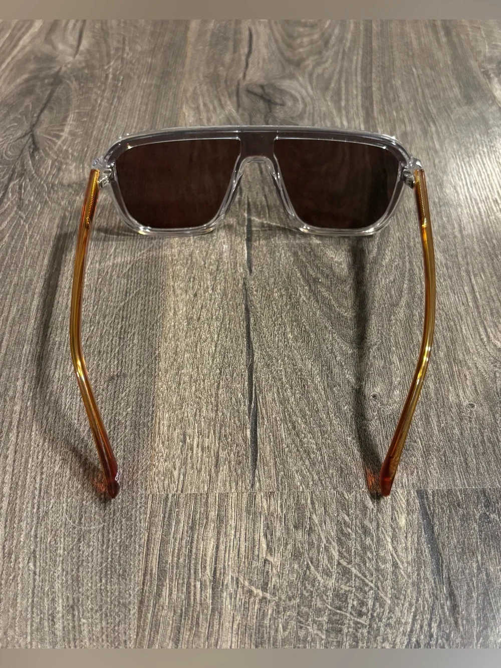 Blenders Meister X2 Orange Circuit Redbull Polarized Sunglasses ISSUE: Lens Wear